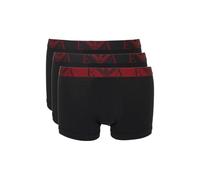 Emporio Armani Men's 3 Pack Stretch Cotton Trunks, Black