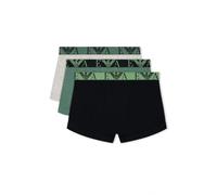 Emporio Armani Men's BOLD MONOGRAM 3-PACK TRUNK Green M