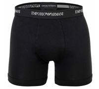 Emporio Armani Mens Boxer Shorts 3-Pack - Core Logo Band, Stretch Cotton Blend