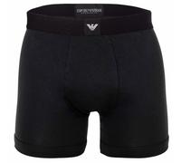 Emporio Armani Mens Boxer Shorts 3-Pack Essential Logo Label, Long