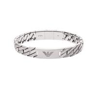 Emporio Armani Mens Heritage Stainless Steel Logo Link Bracelet EGS2435040