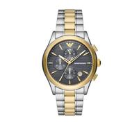 Emporio Armani Men's Chronograph Quartz Watch AR11527 - Gold & Silver Stainless