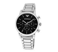 Emporio Armani Mens AR1853 Chronograph Silver Watch Stainless Steel - One Size