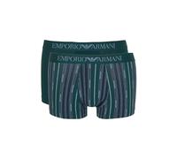 EMPORIO ARMANI Men's Classic Pattern Mix 2-Pack Trunk, Green, L