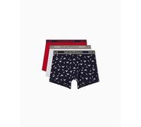 Emporio Armani Men's CORE Logoband 3-Pack Boxer Red L