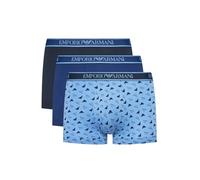 Emporio Armani Men's CORE Logoband 3-Pack Boxer Shorts, MAR/ST AZZUR/INCHIOS, L