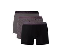 Emporio Armani Men's CORE Logoband 3-Pack Boxer Shorts, Nero/ST MAGN/Magnete, L