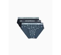 Emporio Armani Men's CORE Logoband 3-Pack Brief Blue M