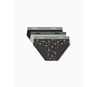 EMPORIO ARMANI Men's CORE Logoband 3-Pack Brief Green M