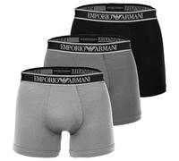 Emporio Armani Men's CORE Logoband 3-Pack Trunk Black M