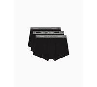 Emporio Armani Men's CORE Logoband 3-Pack Trunk Black XL