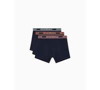 Emporio Armani Men's CORE Logoband 3-Pack Trunk Blue L