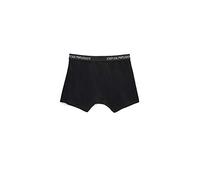 Emporio Armani Men's Cotton Boxer Briefs, 3-Pack, Black, Medium