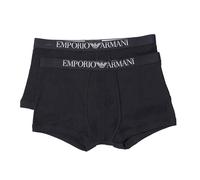 Emporio Armani Mens Cotton Ribbed Boxer Shorts (Pack of 2) GT466