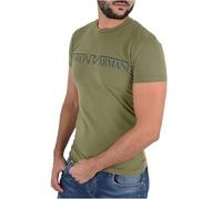 Emporio Armani Mens Crew Neck T-Shirt (XL) (Green)