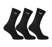Emporio Armani Mens Crew Socks 3 Pack Lightweight Sports Ankle Cotton Socks NEW