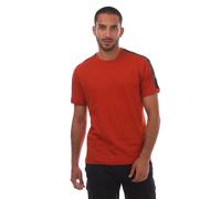 Emporio Armani Mens EA7 Logo Cotton Jersey T-Shirt - Orange - XXL - Orange