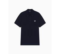 Emporio Armani Men's Embroidery Logo Polo Blue M