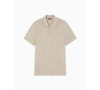Emporio Armani Men's Embroidery Logo Polo Brown M