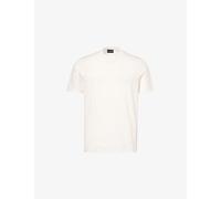 Emporio Armani Mens Emporio Armani Embossed-Brand Relaxed-Fit Cotton-Jersey T-Shirt U0003 Off White Dis 2 L