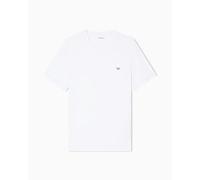 Emporio Armani Stretch Cotton Jersey Short Sleeve T-shirt White L Men