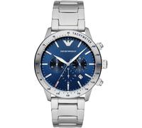 Emporio Armani Mens Horloge AR11306 Silver Stainless Steel - One Size
