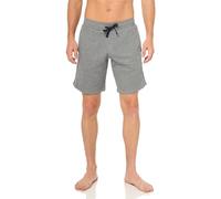 Emporio Armani Men's Iconic Terry Loungewear Bermuda Shorts Sweatpants, Medium Melange Grey, S