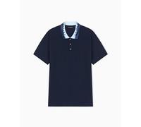 Emporio Armani Men's Logoband Polo Blue XXL