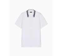 Emporio Armani Men's LOGOTAPE Polo White S