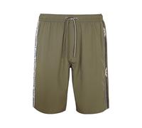 Emporio Armani Men's Logotape Swim Bermuda Boxer Beachwear, Military Green, 50