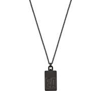 Emporio Armani Mens Necklace EGS2677001 Stainless Steel Black