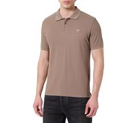 EMPORIO ARMANI Men's Polo Beachwear Shirt, Walnut, M