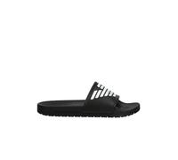 Emporio Armani Men's Pop Contrast Slides Sandal, Black/White, 8.5 UK
