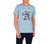 EMPORIO ARMANI Mens Round-Neck T-Shirt, Ashley Print Letteri, M UK