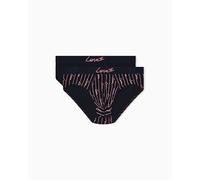 Emporio Armani Men's SAN Valentine 2-Pack Brief Blue L