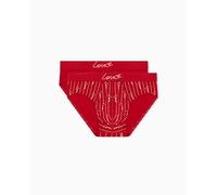 Emporio Armani Men's SAN Valentine 2-Pack Brief Red S