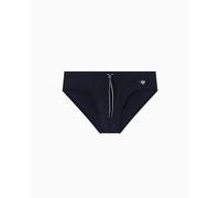 Emporio Armani Men's Satin Label Brief Blue M