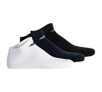 Emporio Armani Men's Sneaker Socks, 3-Pack - Casual Cotton, Multipack, Log...