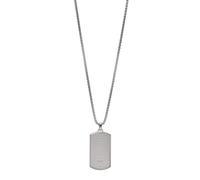 Emporio Armani Men's Stainless Steel Dog Tag Necklace