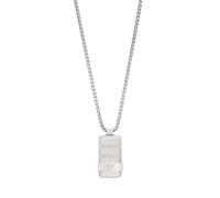Emporio Armani Men's Stainless Steel Dog Tag Necklace, EGS3078040