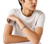 Emporio Armani Men's Stainless Steel and IP Gun-Plating Chain Bracelet, EGS3094040