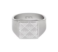 Emporio Armani Men's Eagle Logo Silver Stainless Steel Ring, EGS31360409