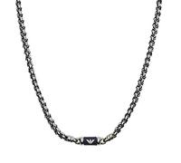Emporio Armani Men's Stainless Steel with lobster clasp closure Chain necklace