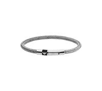 Emporio Armani Men's Stainless Steel Bracelet, Silver, Size M, Men Ilver