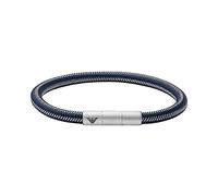 Emporio Armani Men's Blue Nylon ID Bracelet, EGS2990040