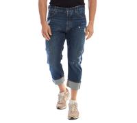 Emporio Armani Mens Straight leg trousers with hems 3Z1J09 men - Blue - Size 28 (Waist)