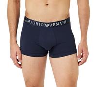 Emporio Armani Men's Stretch Superfine Cotton Trunk, Marine, S