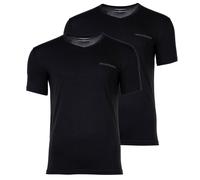 EMPORIO ARMANI Men's T-Shirt, 2-Pack - CORE LOGO BAND, V-Neck, Regular Fit,...