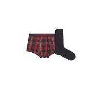 Emporio Armani for man. 112007_4F514 HOLIDAYS GIFT SET OF FANTASY PANTS AND PANTS WITH FANTASY PUSSY PANTS navy, red (L), Homewear, Cotton