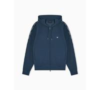 Emporio Armani Em000653_af18887 Full Zip Sweatshirt Blue M Men